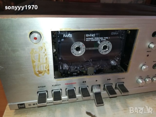 DUAL C 819 DECK-MADE IN GERMANY-ВНОС SWISS LK1ED2711231104, снимка 3 - Декове - 43164208