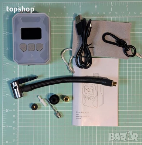 YOUNGDO 150PSI мини помпа за велосипед, мотор с дигитален манометър, снимка 9 - Аксесоари за велосипеди - 50578067