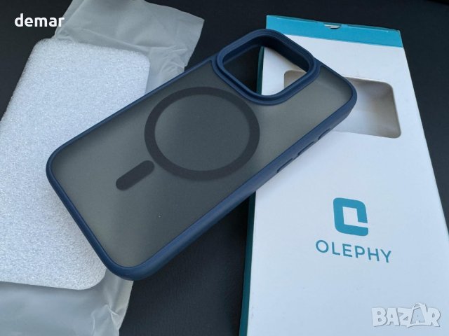 OLEPHY Магнитен калъф за iPhone 15 Pro, съвместим с MagSafe, 6,1", черен, снимка 8 - Калъфи, кейсове - 43504492
