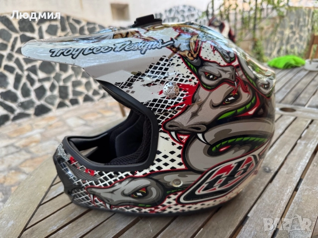 Troy Lee Design Medusa мотокрос каска, размер М 