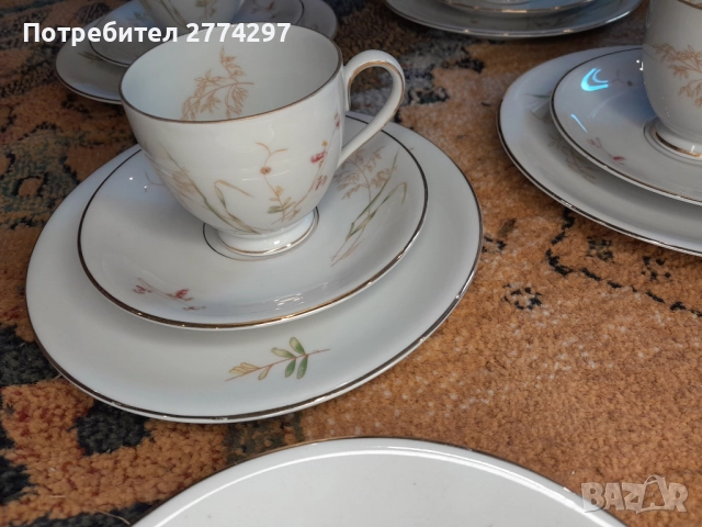 Порцеланов винтидж сервиз, снимка 6 - Сервизи - 52675909
