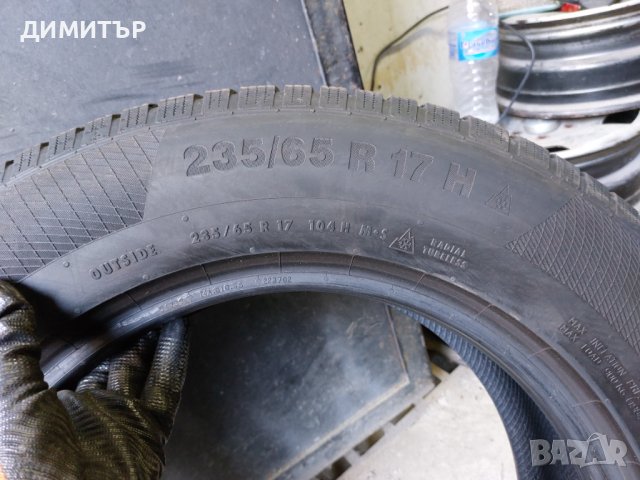 4 бр Зимни Гуми Continental 235 65 17 dot 3219, снимка 9 - Гуми и джанти - 37634395
