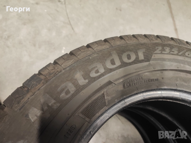 2бр.летни гуми 235/65/16C Matador, снимка 4 - Гуми и джанти - 52735888