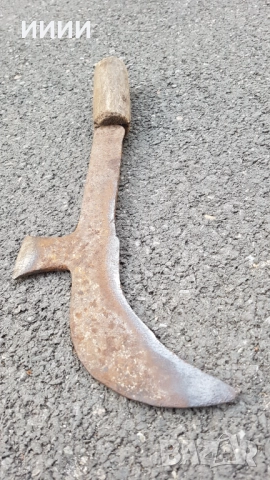 Топор косер сърп, снимка 2 - Антикварни и старинни предмети - 51873327