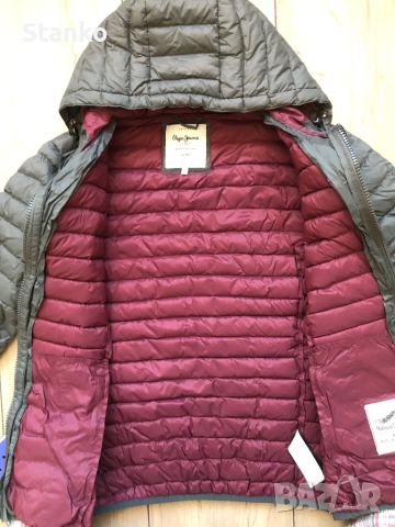 Пухено яке Pepe Jeans , снимка 3 - Якета - 52253133