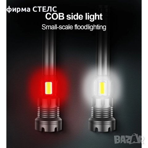 Фенер STELS S90, XHP90, LED, 7 Режима, USB зареждане, снимка 6 - Други инструменти - 44043287
