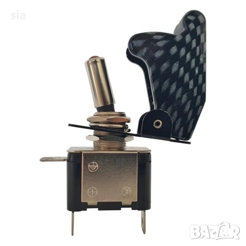 Копче ON-OFF с диод, карбон