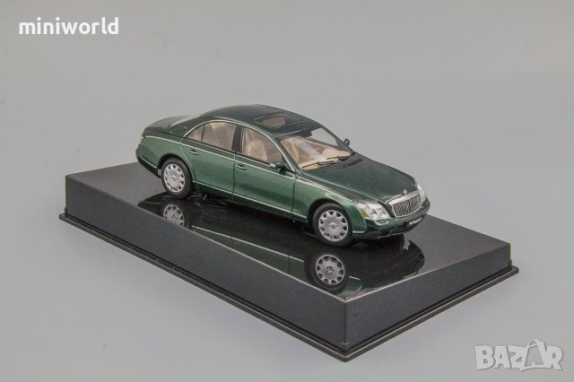 Maybach 57 SWB 2003 - мащаб 1:43 на AutoArt моделът е нов в PVC дисплей-кейс, снимка 3 - Колекции - 43169434