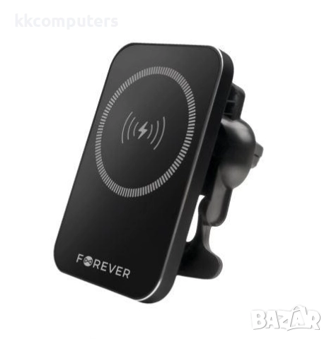 FOREVER MACH-100 Магнитна Wireless Стойка за автомобил /Черен/ Баркод : 2402748