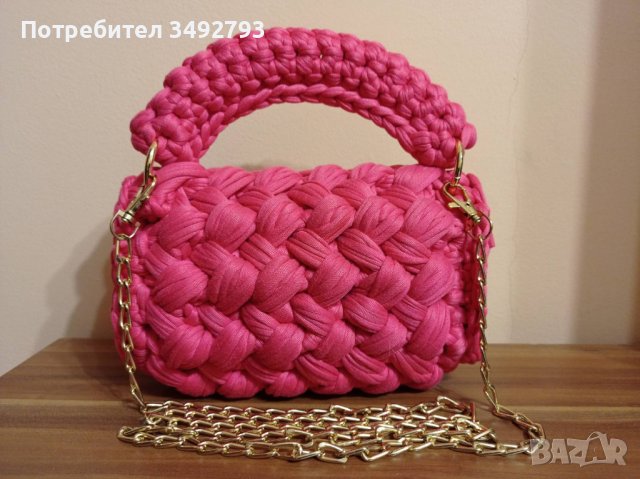 Дамски  плетени чанти, снимка 3 - Чанти - 41615134