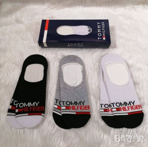 чорапи в кутия HERMES calvin klein lacoste tommy hilfiger, снимка 4 - Дамски чорапи - 51444608