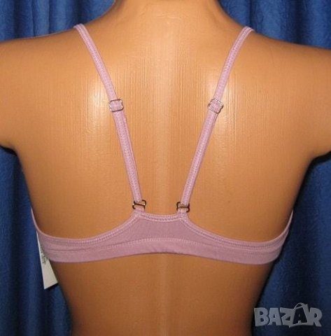 Памучно бюстие с регулираща презрамка, снимка 2 - Бельо - 23342569