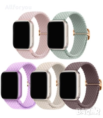 Текстилна Каишка за Apple Watch , снимка 2 - Каишки за часовници - 43766300