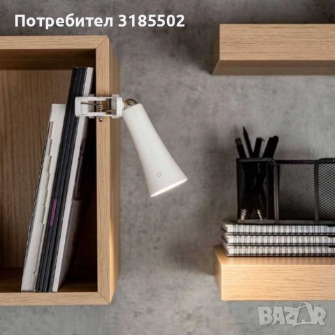 LED магнитна лампа Flexy, 3v1, 3W, 4000К, Бяла, черна, снимка 3 - Настолни лампи - 51456482