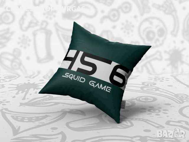 Декоративна възглавница SQUID GAME, снимка 12 - Възглавници - 34738907