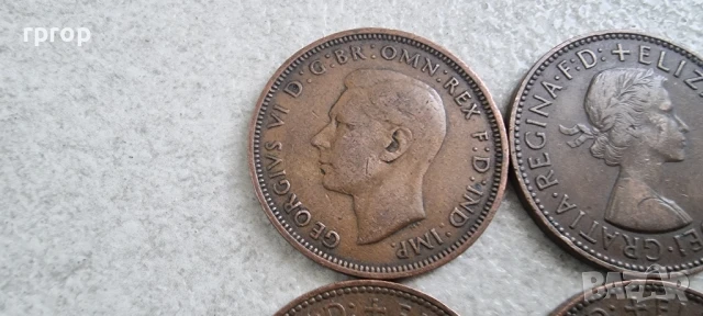 ½ пени .Англия.
Половин пени.
9 бройки.Различни години., снимка 7 - Нумизматика и бонистика - 36797308