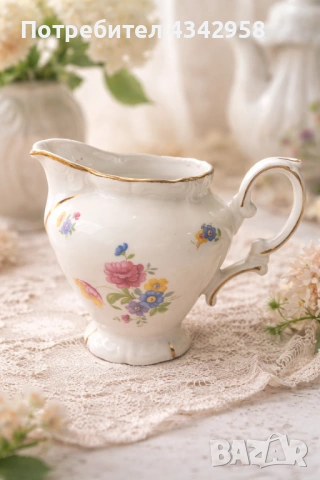 🫖 Винтидж порцеланов млечник .1930-1950 г.