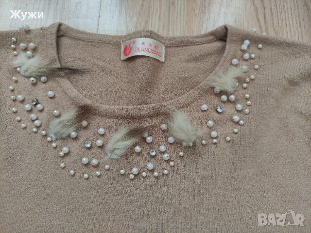 ДАМСКА блуза размер М, снимка 1 - Блузи с дълъг ръкав и пуловери - 44111484