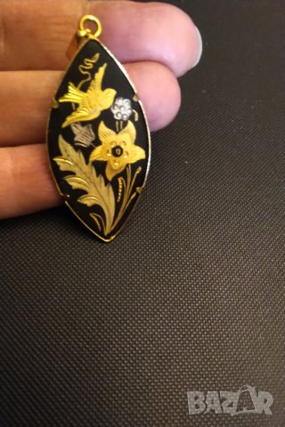 toledo damascene злато АРТ ДЕКО, снимка 4 - Колиета, медальони, синджири - 32521073