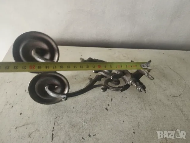 Два барокови свещници за стена,пиано, снимка 5 - Лампи за стена - 47632931