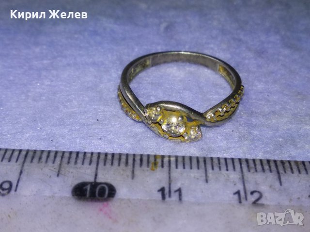 ВЕЛИКОЛЕПЕН СТАР СРЕБЪРЕН СКЪПОЦЕНЕН АРТ НУВО ПРЪСТЕН ВИСОКА ПРОБА СРЕБРО МАЙСТОРКА ИЗРАБОТКА 40546, снимка 9 - Антикварни и старинни предмети - 43318135