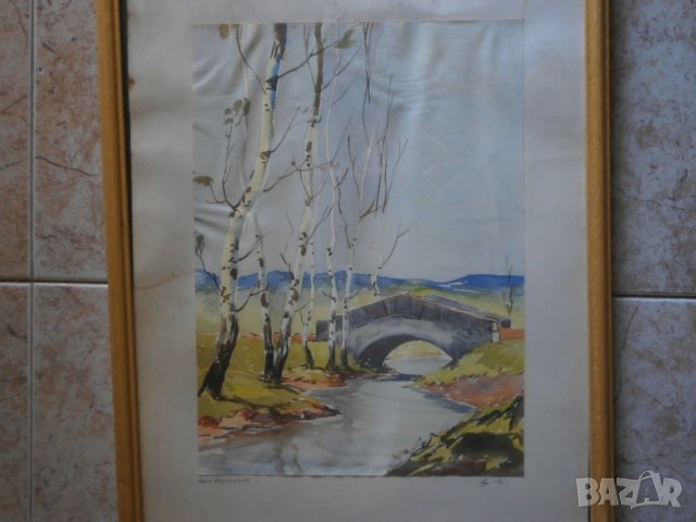 Акварел Д.Камбуров, снимка 2 - Картини - 37531783