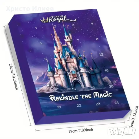 Коледен календар с 24 фигурки Дисни Мики Маус Стич изненади подаръци, снимка 6 - Други - 50080507