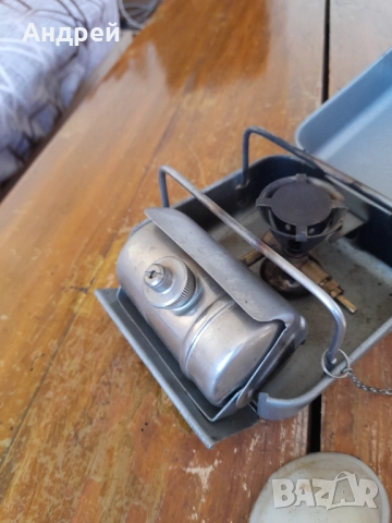 Стар туристически бензинов котлон,примус, снимка 4 - Други ценни предмети - 52065683