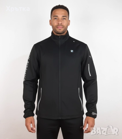 Puma BMW - Оригинално мъжко софтшел яке размер XL, снимка 2 - Якета - 48984681