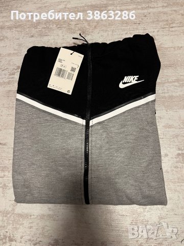 Мъжки екип Nike Tech Fleece Grey and Black, снимка 2 - Спортни дрехи, екипи - 44063547