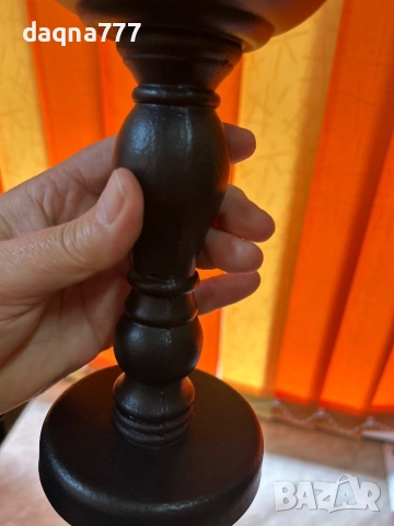 Свещник дърво Германия, снимка 4 - Декорация за дома - 52439379