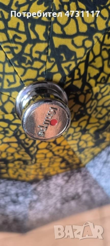 Чадър Knirps употребяван с красив десен, сгъваем 50 см , снимка 3 - Други - 53478419