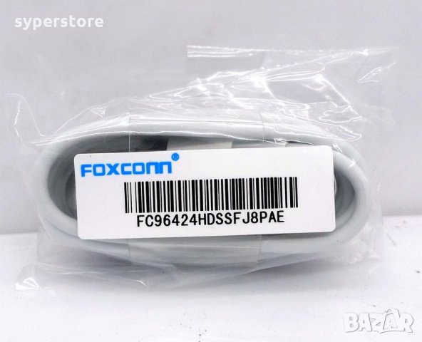 Кабел Lightning към USB за iPhone 5 iPhone 6 iPhone 7 Foxconn SS000071 Lightning to USB iPhone 5,6,7, снимка 4 - USB кабели - 19925706