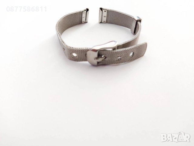 СТОМАНЕНА ВЕРИЖКА ЗА ЧАСОВНИК МЕШ MILANESE FINE MESH. ВЕРИЖКИ ЗА ЧАСОВНИЦИ MILANO ПЛЕТЕНА СТОМАНА, снимка 7 - Каишки за часовници - 51614575