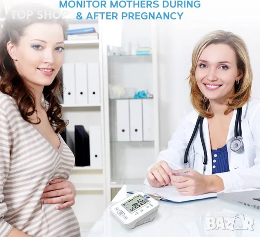 Get FitМедицински апарат за измерване на кръвно налягане на горната част на ръката,LCD дисплей, снимка 5 - Маши за коса - 49157031