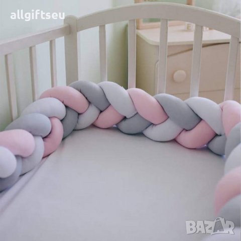 Плетен обиколник за бебешко легло, кошара, детско креватче - 3 метра, снимка 3 - Бебешки легла и матраци - 39073091