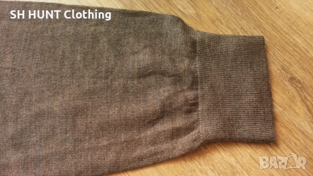 Dressmann Bomber Zip Merino Brown 50% размер XL жилетка 50% Мерино вълна - 1509, снимка 11 - Екипировка - 52507358