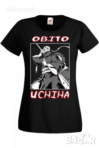 Дамска тениска Naruto Obito Uchiha,Анимация,игра,Празник,Повод., снимка 2 - Тениски - 38060964
