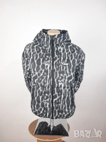 Nike Animal Print Jacket - Oригинално дамско яке / пуфер размер S, снимка 4 - Якета - 51752857