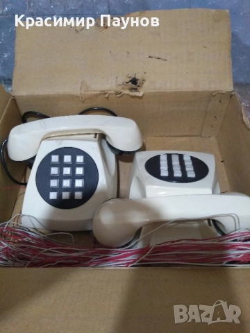 Ретро детски телефони в оригинална кутия .
