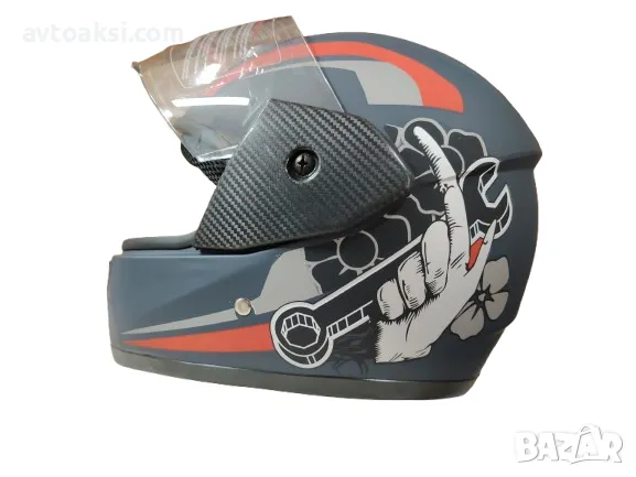 Каска за Мотор два цвята М/Л/ХЛ размер, снимка 7 - Аксесоари и консумативи - 49020904