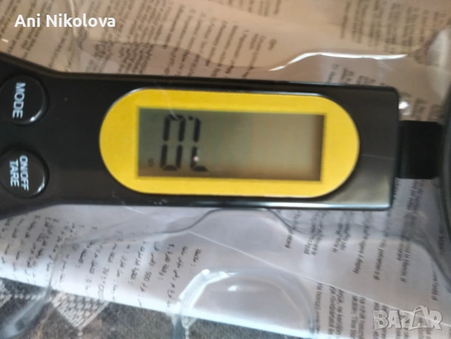 Мерителна лъжица електронна, снимка 3 - Прибори за хранене, готвене и сервиране - 50969161