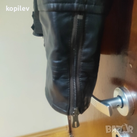 Мъжко кожено яке, снимка 5 - Якета - 52966034