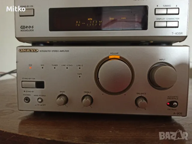 Мини система Onkyo A-905 T-405 C-705X, снимка 2 - Аудиосистеми - 49519191