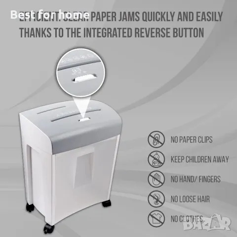 Професионален голям шредер на квадратчета Zoomyo PBS 14-17, снимка 5 - Друго - 48742883