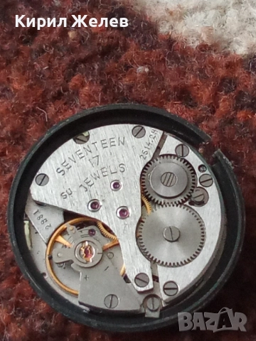 Механизъм с циферблат от стар ръчен часовник 52091, снимка 8 - Мъжки - 52264436