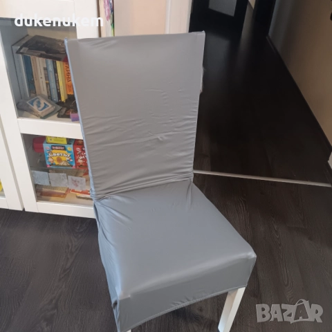 Комплект от 6 бр. XL калъфи за столове от PU кожа, водоустойчиви, универсални, снимка 10 - Други - 52746704