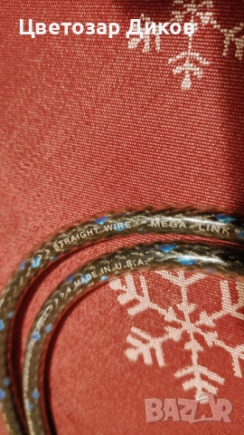 Straight Wire MEGA-LINK Made in USA, снимка 4 - Аудиосистеми - 52596657