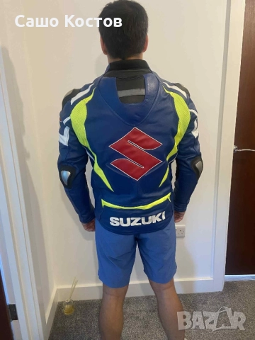 Кожено мото яке SUZUKI, снимка 5 - Якета - 52474813