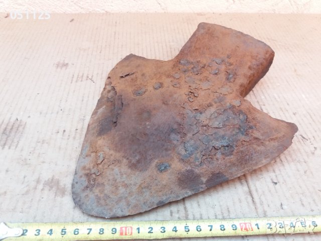 кован масивен възрожденски лемиш, рало, плуг , снимка 6 - Антикварни и старинни предмети - 37340733